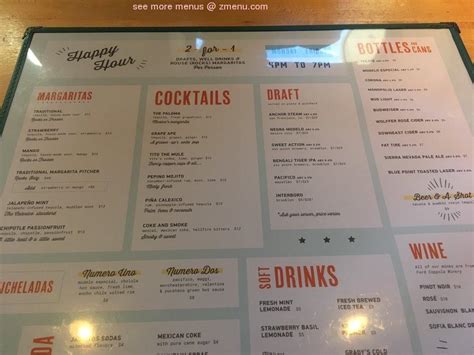 calexico drink menu.